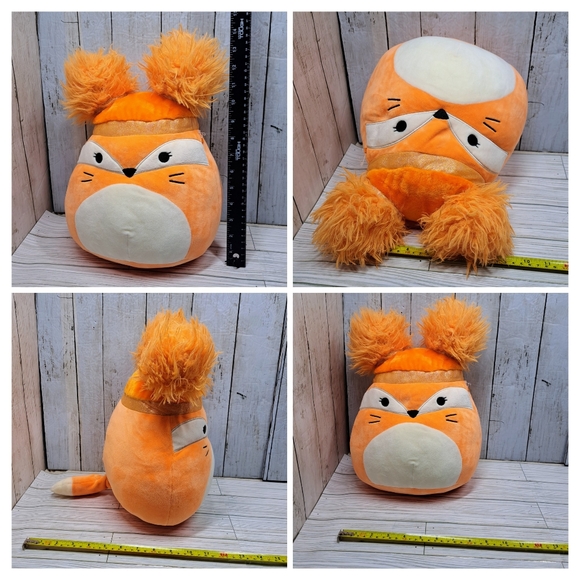 Kellytoy SquishDoos 17"t Mallora Fox Orange Buns Squishmallows Plush Toy - Picture 7 of 8
